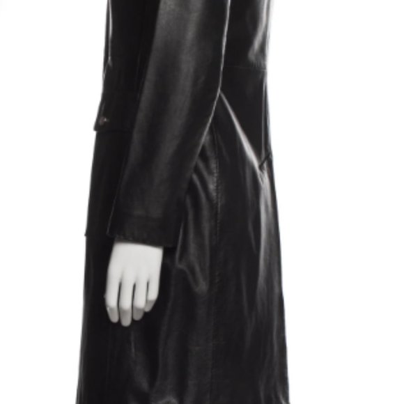 Theory Leather Coat - Picture 6 of 7